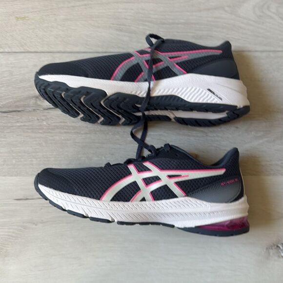 ASICS GT-1000 12 GRADE SCHOOL sneakers size 6 Tarmac/Pure Aqua NWT in box‎ - Picture 11 of 14